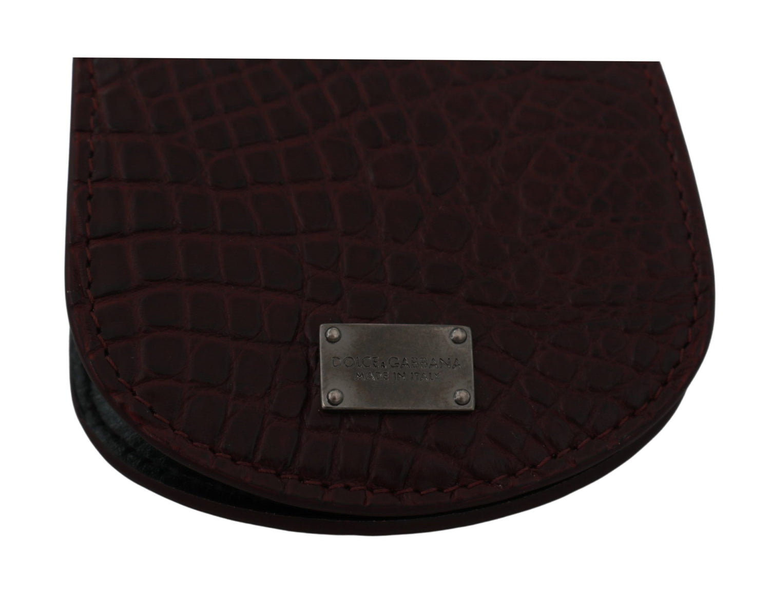 Dolce &amp;amp; Gabbana Brunt Kondomfodral med Pocket i Exotisk Hud