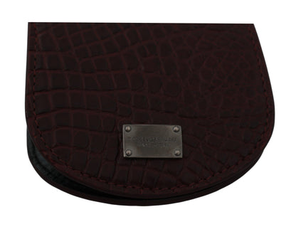 Dolce &amp;amp; Gabbana Brunt Kondomfodral med Pocket i Exotisk Hud