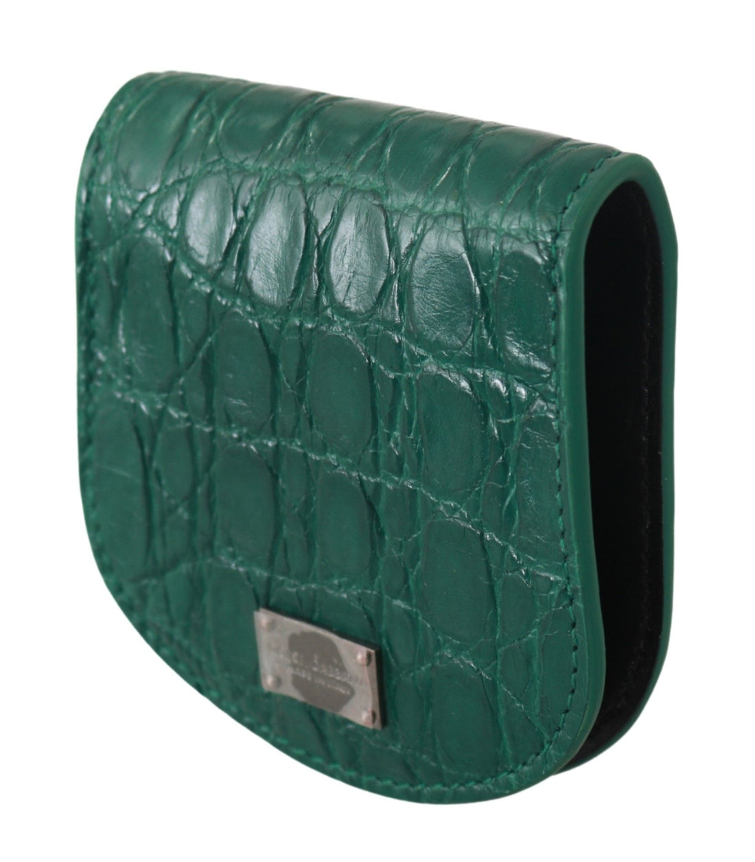 Dolce &amp;amp; Gabbana Grönt Exotic Skins Kondomfodral Plånbok