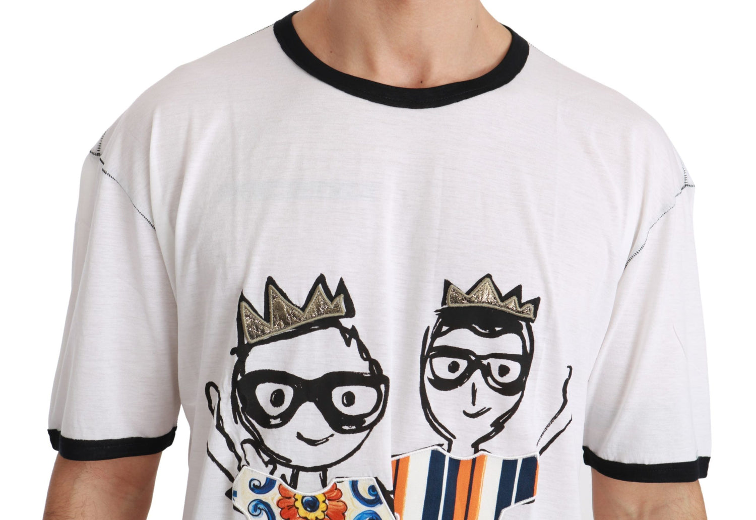Dolce &amp; Gabbana White Men Print 