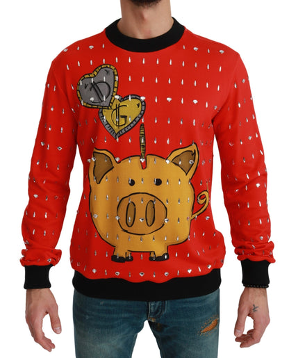 Dolce &amp;amp; Gabbana Red Crystal Pig of the Year-tröja