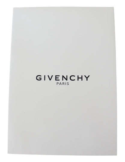 Givenchy Röd Svart Ull Unisex Vinter Varm Halsduk Omlottsjal