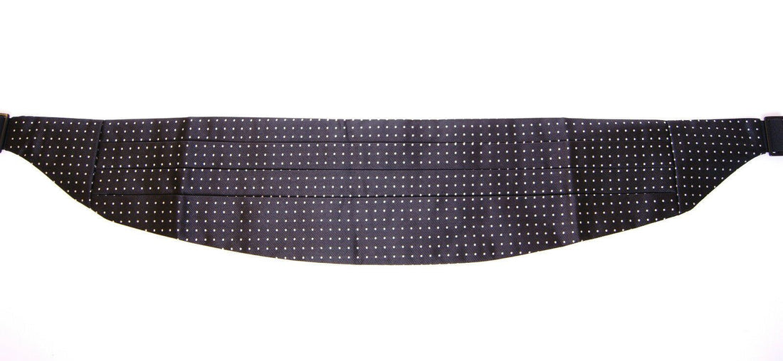 Dolce &amp; Gabbana Black Waist Smoking Tuxedo Cummerbund Belt