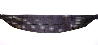 Dolce &amp; Gabbana Black Waist Smoking Tuxedo Cummerbund Belt