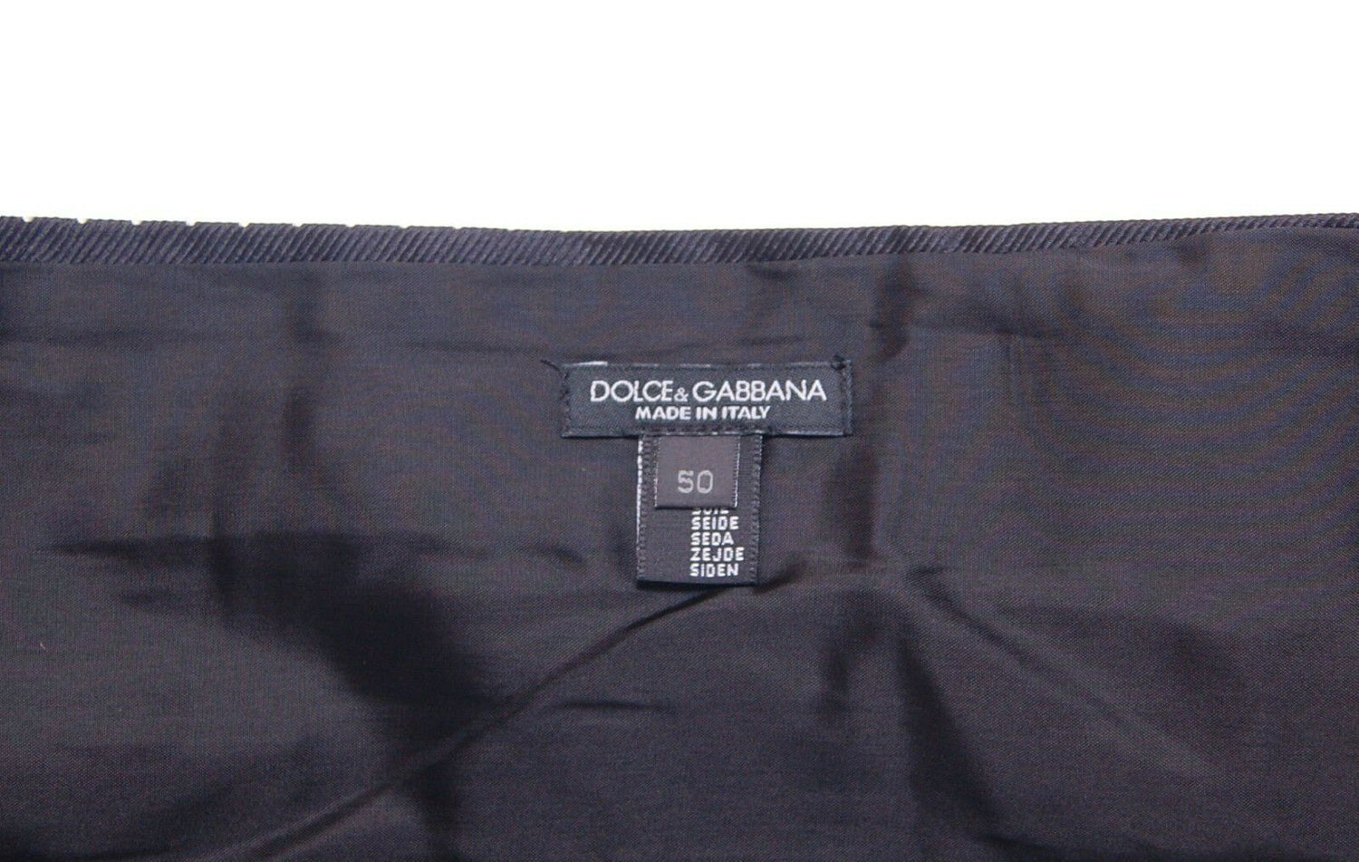 Dolce &amp; Gabbana Black Waist Smoking Tuxedo Cummerbund Belt