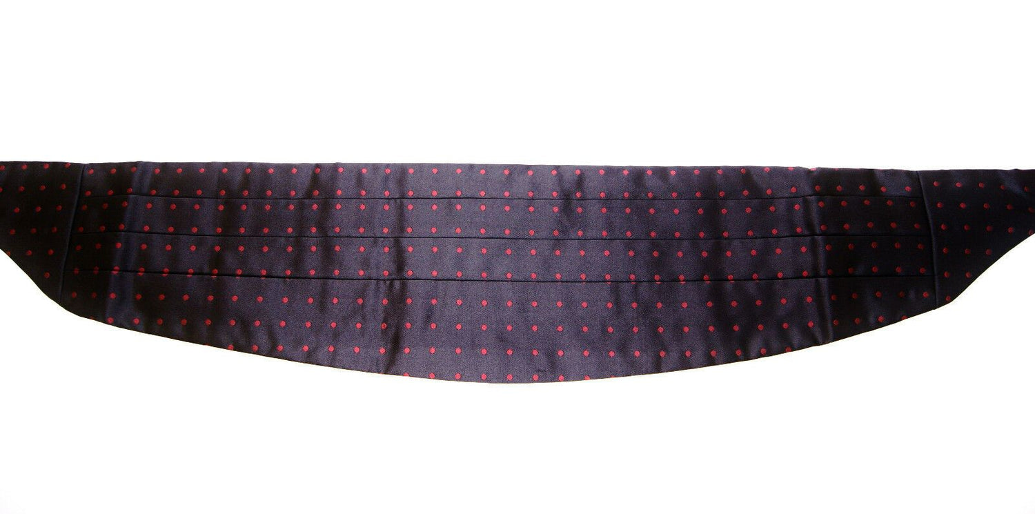 Dolce &amp;amp; Gabbana Svart Midja Smoking Rökbälte Cummerbund