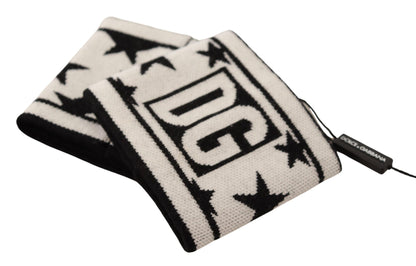 Dolce &amp;amp; Gabbana Vitt Svart Ulllogotyp 