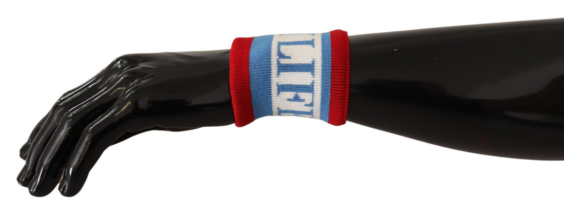 Dolce &amp; Gabbana Multicolor King Of My Life Cashmere Wristband