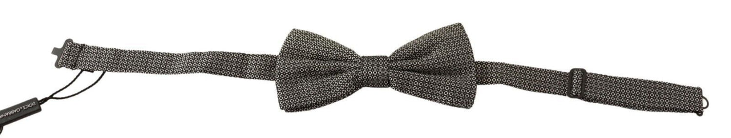 Dolce &amp;amp; Gabbana Flerfärgad Mönstrad Justerbar Halsringning Papillon Fluga