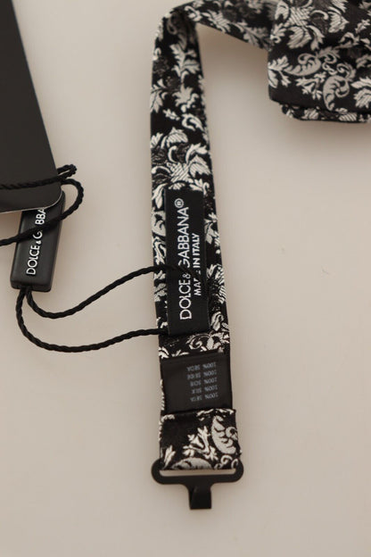 Dolce &amp;amp; Gabbana Flerfärgad Blommig Fluga med Justerbar Halsringning i Papillon (Kopia)