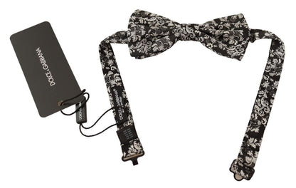 Dolce &amp;amp; Gabbana Flerfärgad Blommig Fluga med Justerbar Halsringning i Papillon (Kopia)