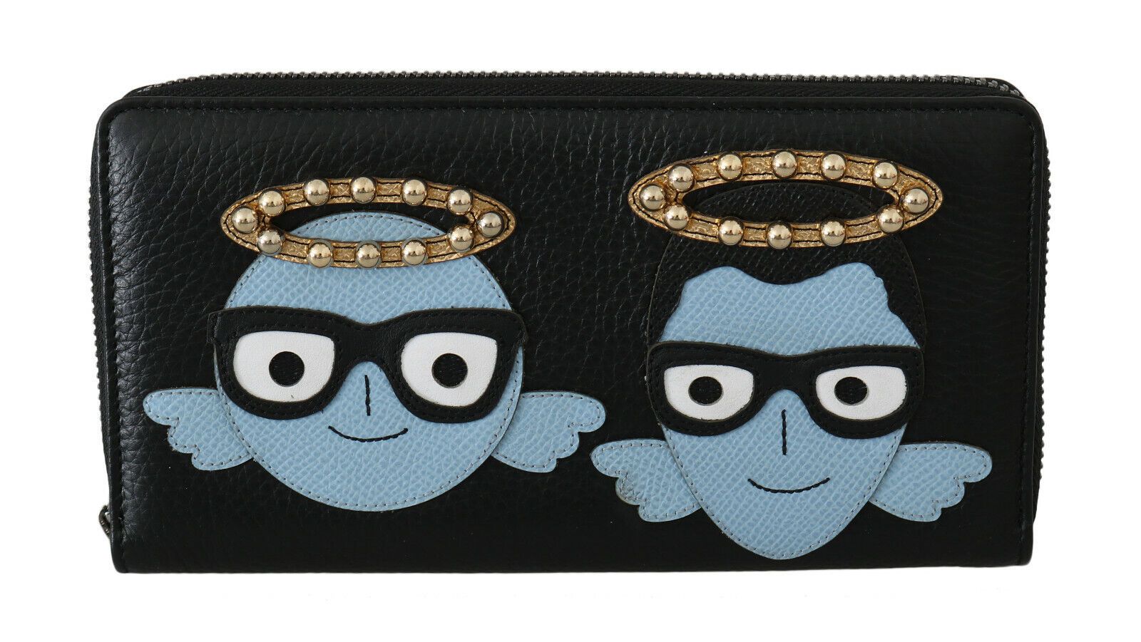 Dolce &amp;amp; Gabbana Svart Blå Läder 