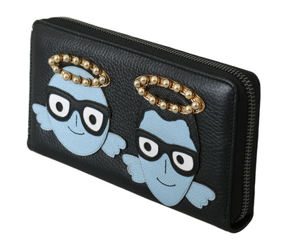 Dolce &amp;amp; Gabbana Svart Blå Läder 