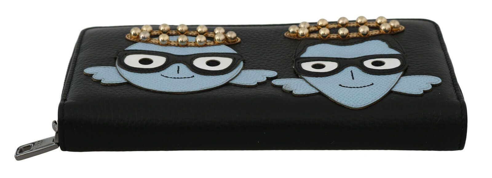 Dolce &amp;amp; Gabbana Svart Blå Läder 