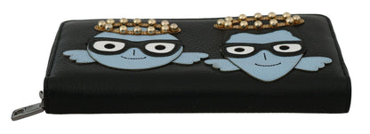 Dolce &amp;amp; Gabbana Svart Blå Läder 