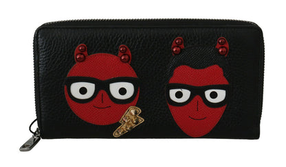 Dolce &amp;amp; Gabbana Svartrött Läder 