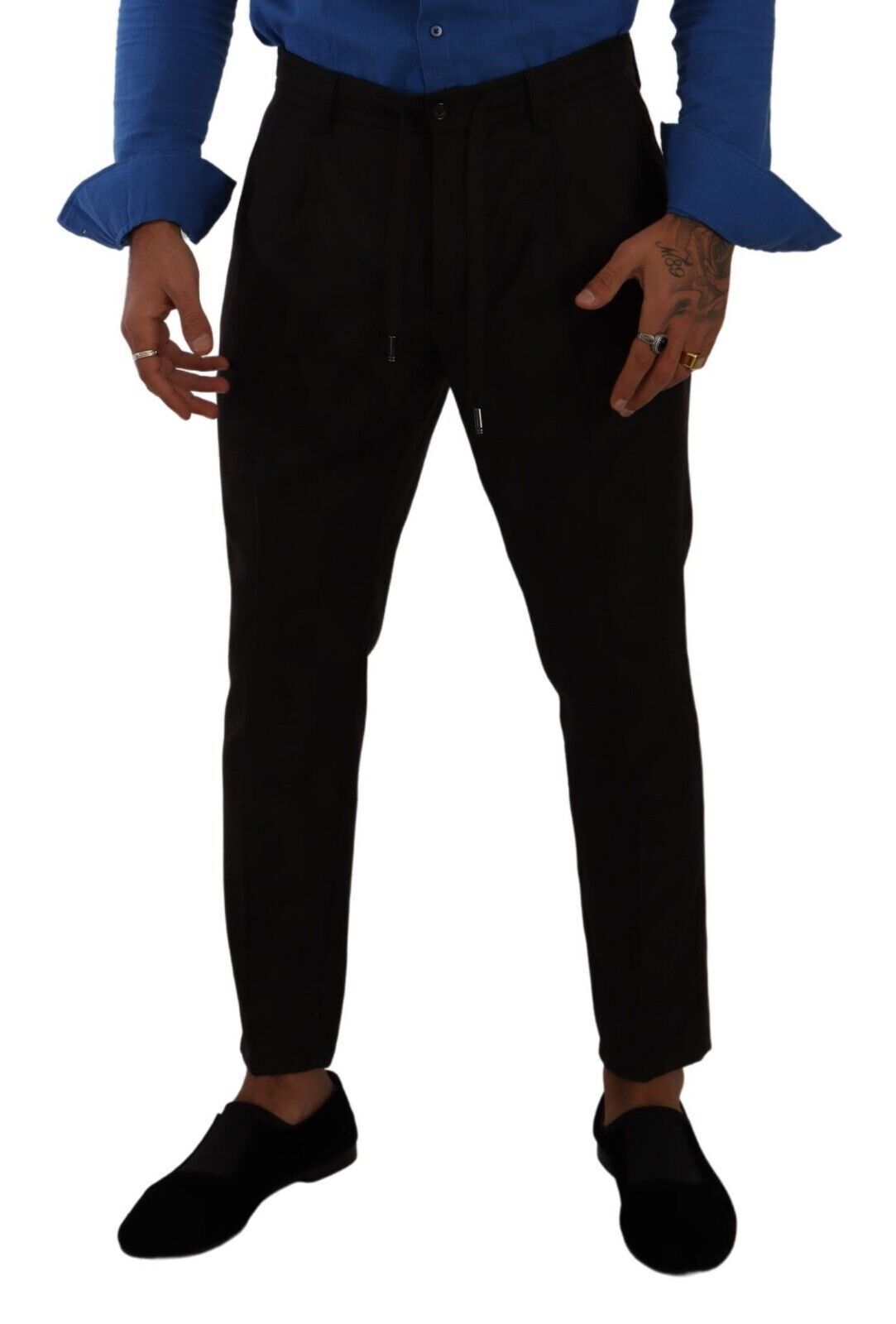 Dolce &amp;amp; Gabbana Bordeaux Ull Herr Skinny Byxor