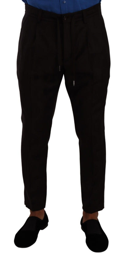 Dolce &amp;amp; Gabbana Bordeaux Ull Herr Skinny Byxor