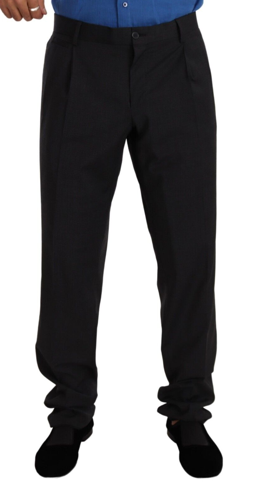 Dolce &amp; Gabbana Gray Dress Trouser VENTANNI Dress Pants
