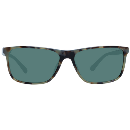 Gant bruna unisex solglasögon