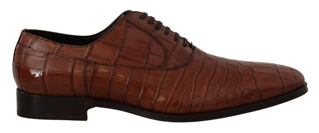 Dolce &amp;amp; Gabbana Bruna Krokodilskinnsskor Herr Formella Derbyskor