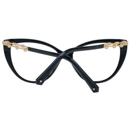 Swarovski eleganta svarta designerglasögon med kattögon