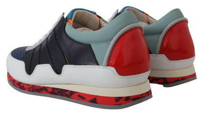 Dolce &amp; Gabbana Multicolor Leather Sport Low Top Sneakers