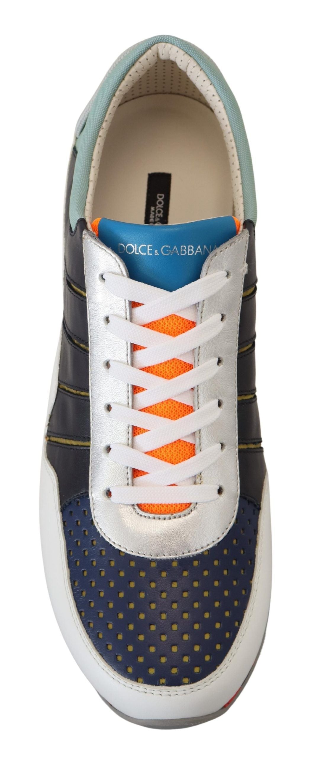 Dolce &amp; Gabbana Multicolor Leather Sport Low Top Sneakers