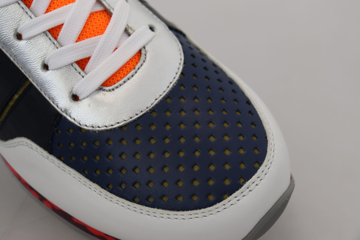 Dolce &amp; Gabbana Multicolor Leather Sport Low Top Sneakers
