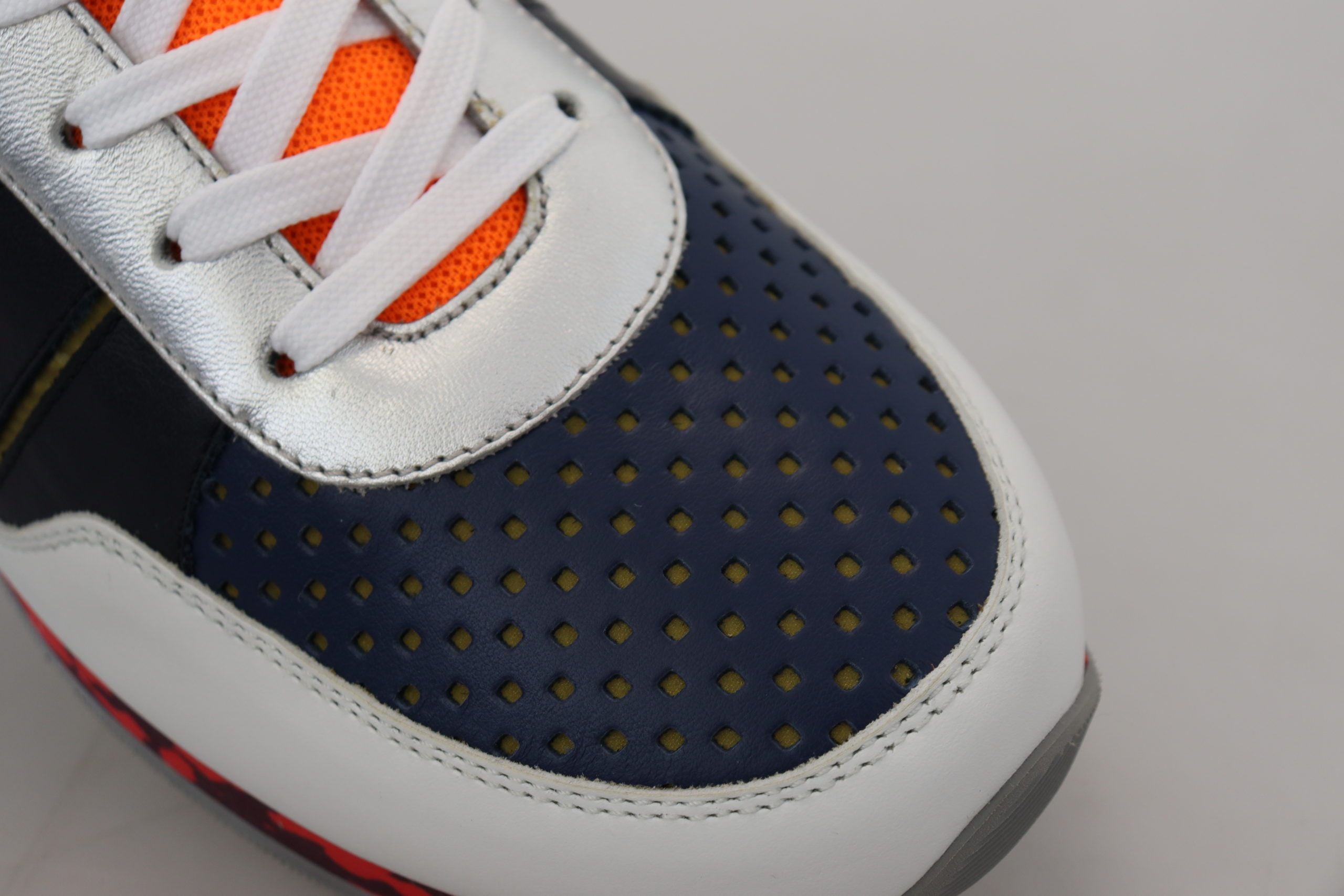 Dolce &amp; Gabbana Multicolor Leather Sport Low Top Sneakers