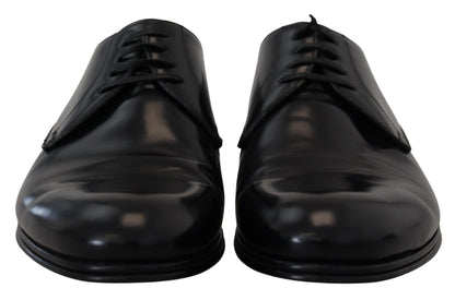 Dolce &amp;amp; Gabbana svarta läderskor