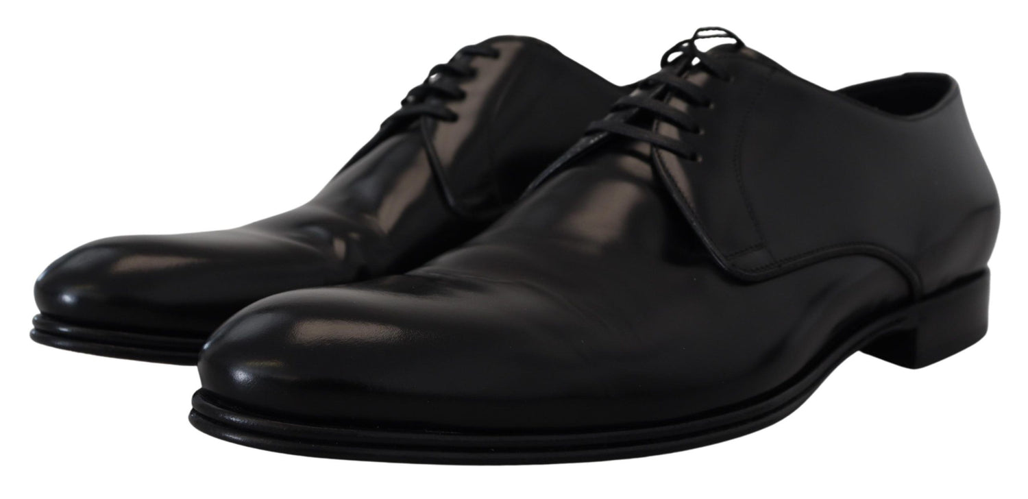 Dolce &amp;amp; Gabbana svarta läderskor