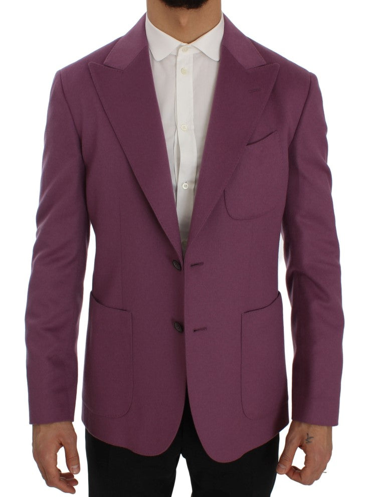 Dolce &amp;amp; Gabbana Lila Kashmir Slim Fit Kavaj