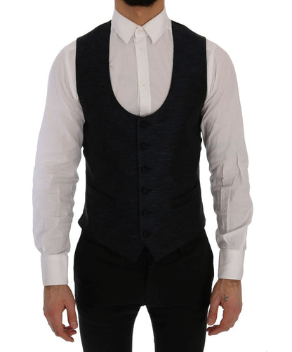 Dolce &amp;amp; Gabbana Blå MARTINI Slim 2-delad Kavaj