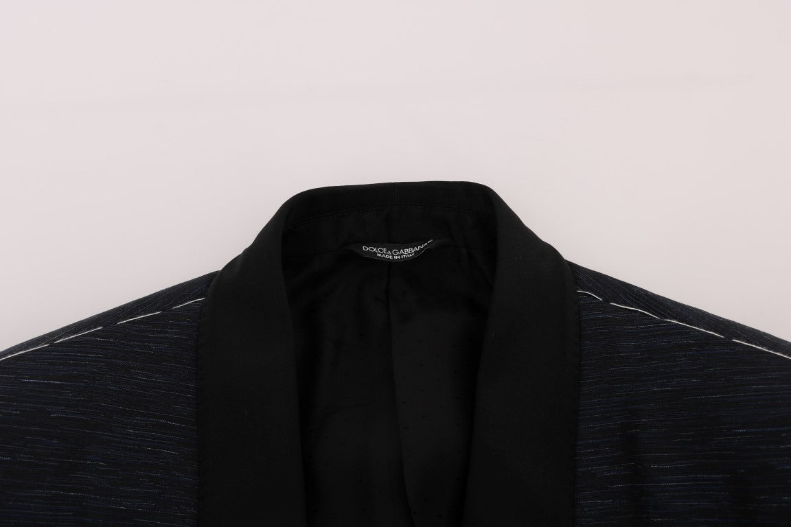 Dolce &amp;amp; Gabbana Blå MARTINI Slim 2-delad Kavaj