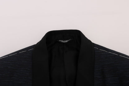 Dolce &amp;amp; Gabbana Blå MARTINI Slim 2-delad Kavaj
