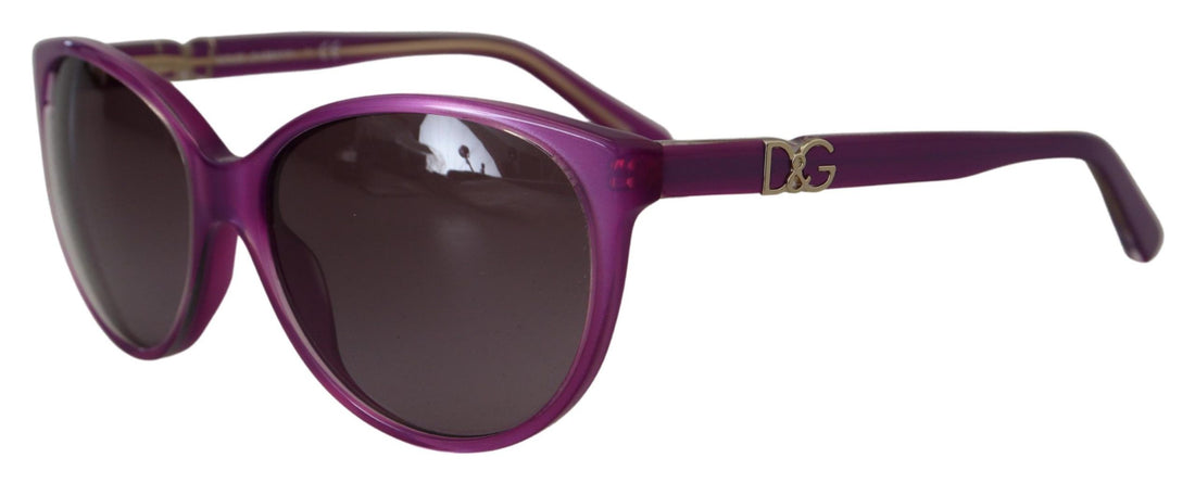 Dolce &amp; Gabbana Purple Acetate Frame Round Shades DG4171P Sunglasses