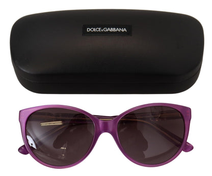 Dolce &amp; Gabbana Purple Acetate Frame Round Shades DG4171P Sunglasses