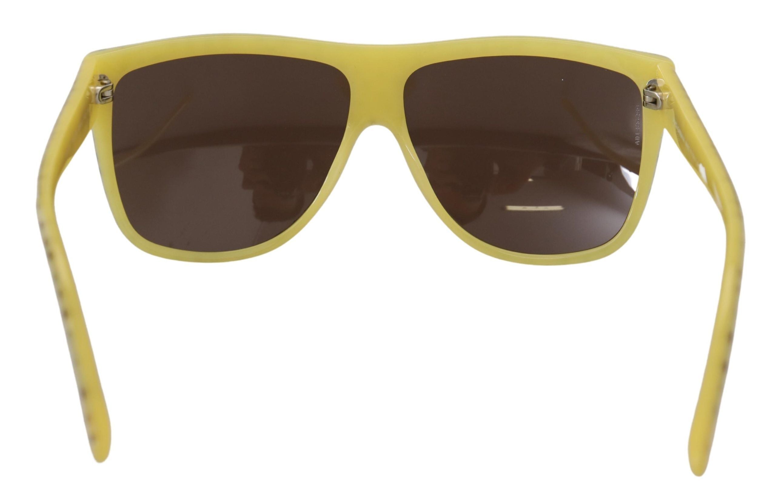 Dolce &amp; Gabbana Yellow Stars Acetate Square Shades DG4125 Sunglasses