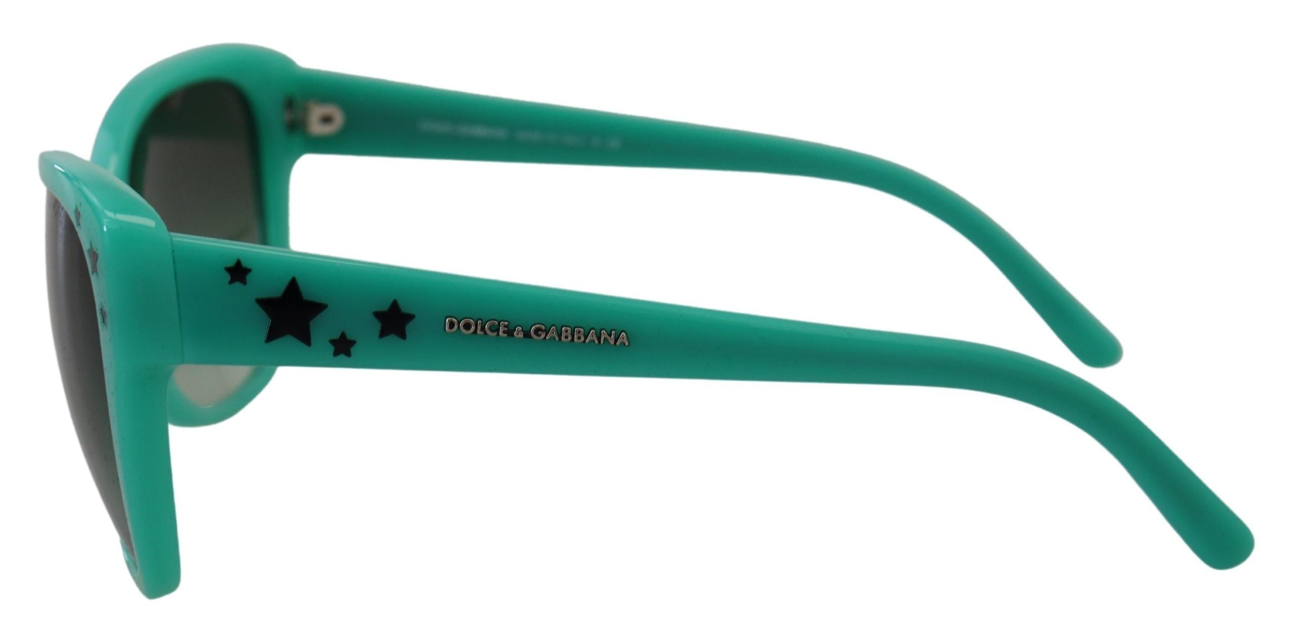 Dolce &amp; Gabbana Green Stars Acetate Square Shades DG4124  Sunglasses