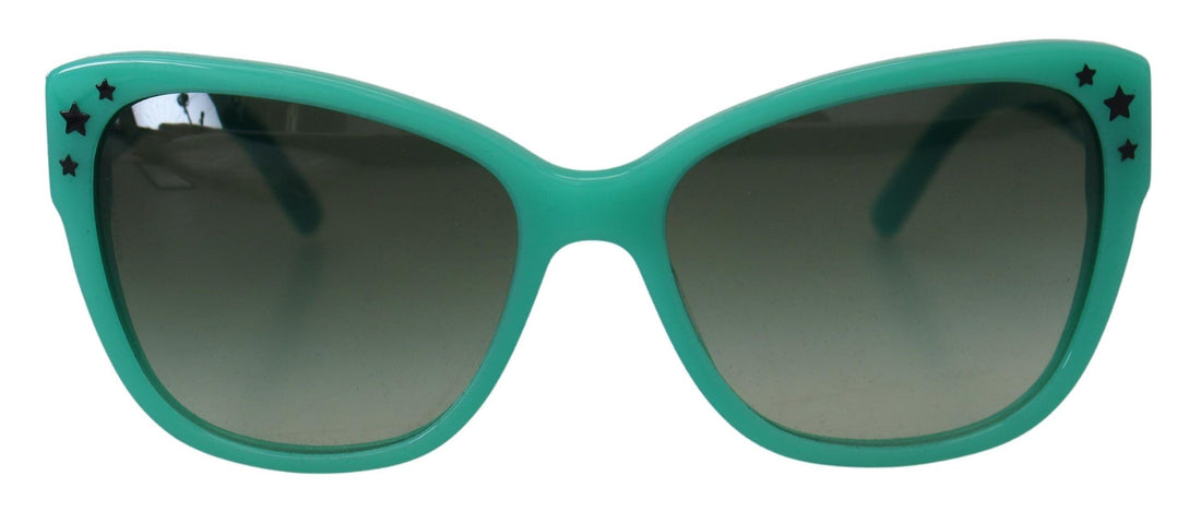 Dolce &amp; Gabbana Green Stars Acetate Square Shades DG4124  Sunglasses