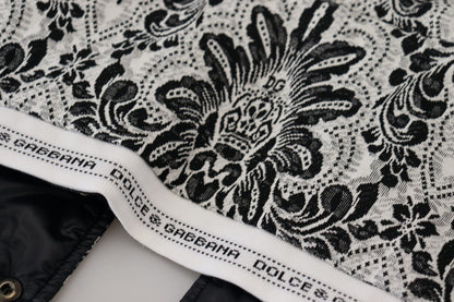 Dolce &amp; Gabbana White Floral Whole Head Wrap One Size Cotton Hat