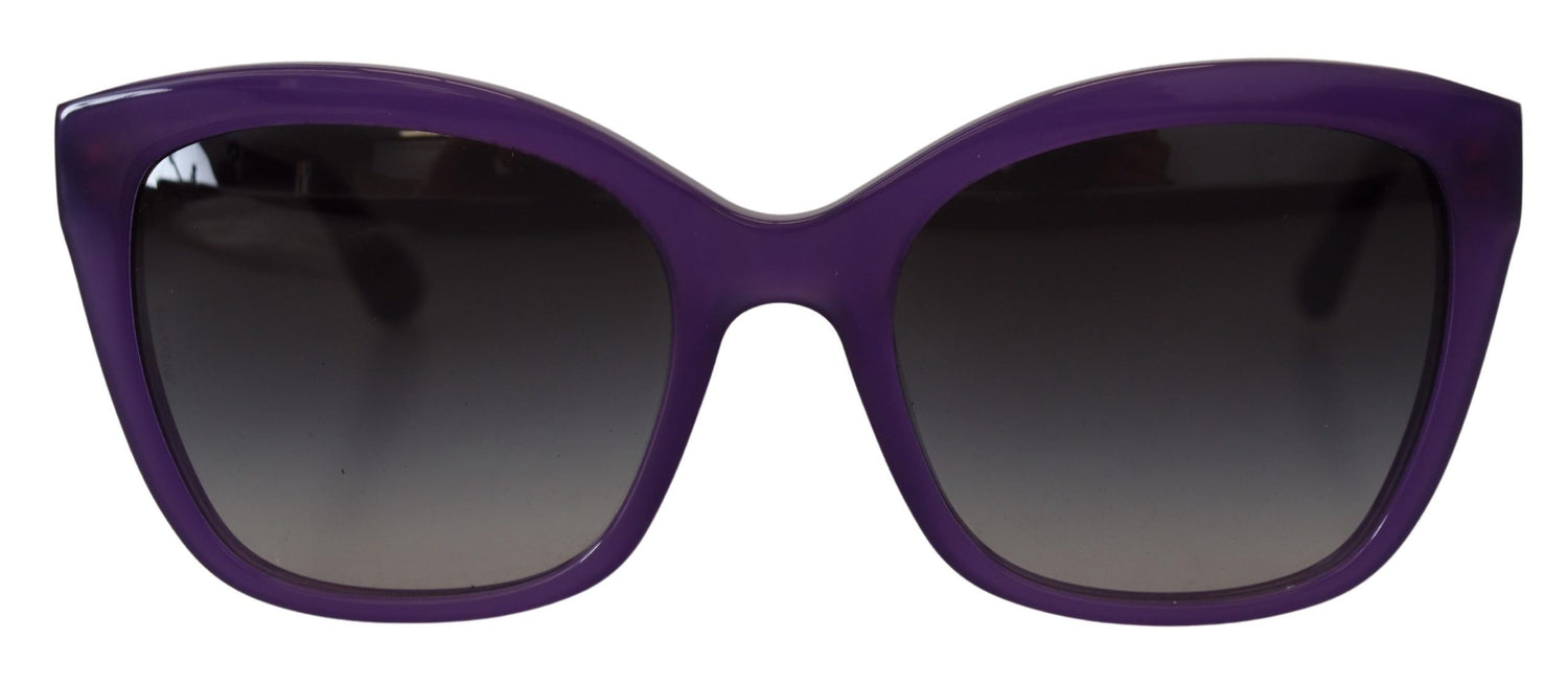 Dolce &amp;amp; Gabbana Lila Acetat Fyrkantiga Helbågade DG4240 Solglasögon