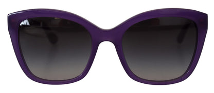Dolce &amp;amp; Gabbana Lila Acetat Fyrkantiga Helbågade DG4240 Solglasögon