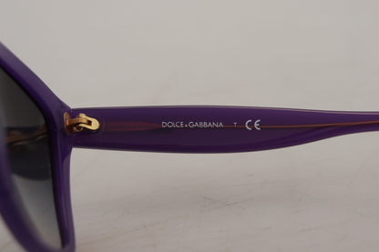 Dolce &amp;amp; Gabbana Lila Acetat Fyrkantiga Helbågade DG4240 Solglasögon