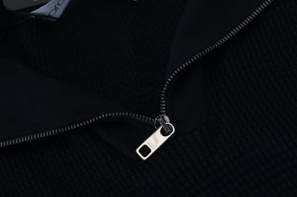 Dolce &amp; Gabbana Black Silk Turtle Neck Pullover Sweater