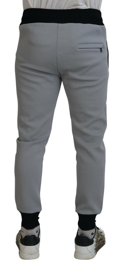 Dolce &amp; Gabbana Gray Polyester Sweatpants Jogger Pants