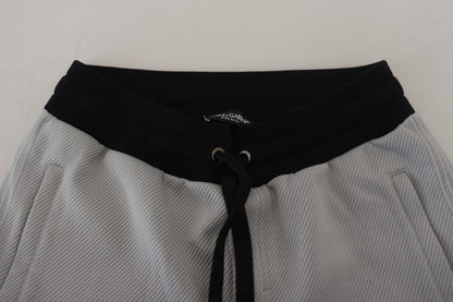 Dolce &amp; Gabbana Gray Polyester Sweatpants Jogger Pants