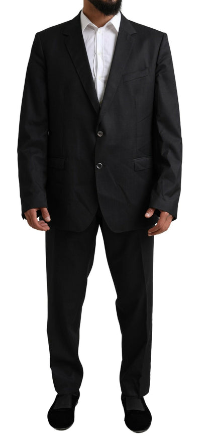 Dolce &amp; Gabbana Black MARTINI Single Breasted 2 Piece Suit