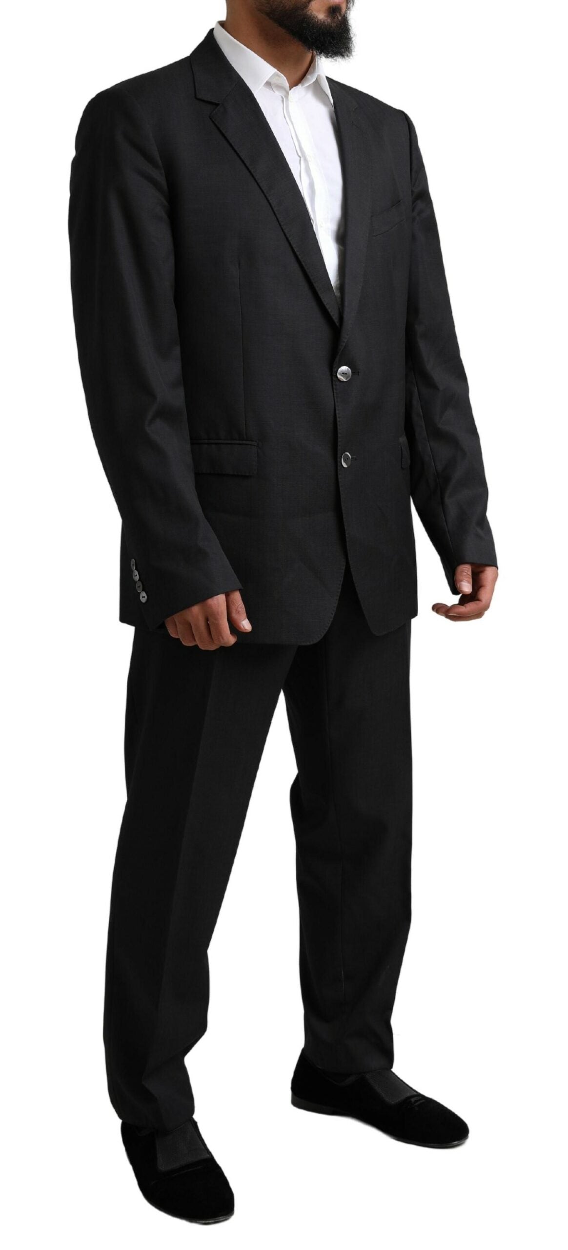 Dolce &amp; Gabbana Black MARTINI Single Breasted 2 Piece Suit